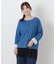 コットン バスククルーネックカーディガン
