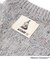 【あったか】MOOMIN グローブ指無しネップネームダイヤ柄