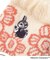 ◆MOOMIN ロークルー フワニット 花 ミイ 刺繍