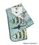 【あったか】MOOMIN ひざ掛け ボタニカル