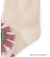 ◆【あったか】MOOMIN ホームソックス 内シルク2重 ミイ 花