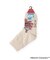 ◆【あったか】MOOMIN ホームソックス 内シルク2重 ミイ 花