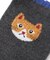 ◆ねこ部分モール クォーターソックス