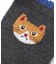 ◆ねこ部分モール クォーターソックス