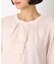 【セレモニー対応/洗える】ラッフルタイブラウス