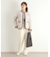 【横マチあり／3colors】ヘリンボーン ニットバッグ