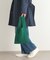 【横マチあり／3colors】ヘリンボーン ニットバッグ