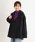 【オーバーサイズ／ライトウェーブ加工】ピーコート