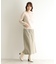 【ウエストゴム／3colors】コーデュロイ ストレートスカート