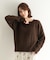 【モヘヤ混／透かし編み／4colors】プルオーバーニット