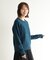 【モヘヤ混／透かし編み／4colors】プルオーバーニット