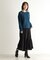 【モヘヤ混／透かし編み／4colors】プルオーバーニット