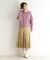 【モヘヤ混／透かし編み／4colors】プルオーバーニット
