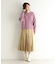 【モヘヤ混／透かし編み／4colors】プルオーバーニット