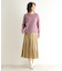 【モヘヤ混／透かし編み／4colors】プルオーバーニット