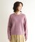 【モヘヤ混／透かし編み／4colors】プルオーバーニット