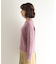【モヘヤ混／透かし編み／4colors】プルオーバーニット