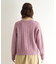 【モヘヤ混／透かし編み／4colors】プルオーバーニット