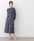 【ジャージ素材／洗える／同柄アイテムあり】ナンテール柄 ワンピース