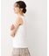 【洗える／ストレッチ】アイレット ベーシックタンクトップ