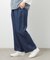 【STORY掲載！/ウエストゴム／タックあり】セルロースデニム イージーパンツ