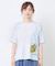 【接触冷感/UVカット／コットン100％】レモン グローブ柄 Tシャツ