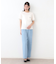【コットン100％／刺繍入り／3colors】エラビー スプリッグ柄 Tシャツ