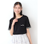 【コットン100％／刺繍入り／3colors】エラビー スプリッグ柄 Tシャツ