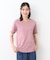 【コットン100％／刺繍入り／3colors】エラビー スプリッグ柄 Tシャツ