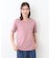 【コットン100％／刺繍入り／3colors】エラビー スプリッグ柄 Tシャツ