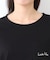 【コットン100％／刺繍入り／3colors】エラビー スプリッグ柄 Tシャツ