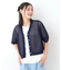 【STORY掲載！/リネン混／体型カバーにおすすめ】フィッシュネット カーディガン