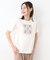 【STORY掲載！/接触冷感/コットン100％／3colors】エラビー スカーフ柄 Tシャツ