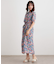 【WEB限定／洗える】ハニーボーン柄 ワンピース