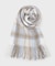 ウール混チェックストール