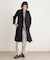 【洗える／ウールレット】着流しロングコート