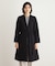 【洗える／ウールレット】着流しロングコート