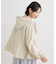 【洗える】フード付きライトブルゾン