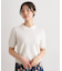 【洗える／アイレット入り】衿付きプルオーバーニット