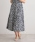 【洗える／ウエストゴム仕様／ジャージ素材／同柄アイテムあり】ライ柄 スカート