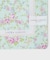【WEB限定／お配りギフトにおすすめ！／ラッピング資材付き】小リボン＆お花 プリントハンカチ ミント 5枚セット