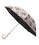 【UVカット/遮熱効果/晴雨兼用】エレンボロー ローズ柄 長傘