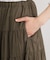【ウエストゴム仕様／両脇ポケット】コットンボイル ティアードスカート
