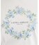 【コットン100％／洗える】リースフローラル プリントTシャツ