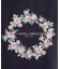 【コットン100％／洗える】リースフローラル プリントTシャツ