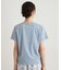 【コットン100％／洗える】リースフローラル プリントTシャツ