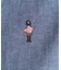 【刺繍入り／日本製／ワンマイルウエア】ラウンドカラーシャツ