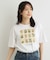 【接触冷感／UVカット／吸水速乾性／抗菌防臭】パーショア ポストカーズ柄Tシャツ
