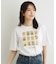 【接触冷感／UVカット／吸水速乾性／抗菌防臭】パーショア ポストカーズ柄Tシャツ
