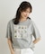 【接触冷感／UVカット／吸水速乾性／抗菌防臭】パーショア ポストカーズ柄Tシャツ